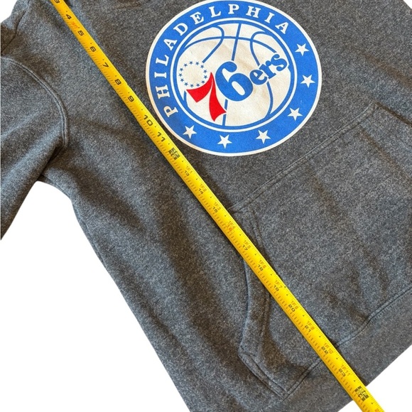 Philadelphia 76ers Gray Hooded Sweatshirt - Picture 7 of 7